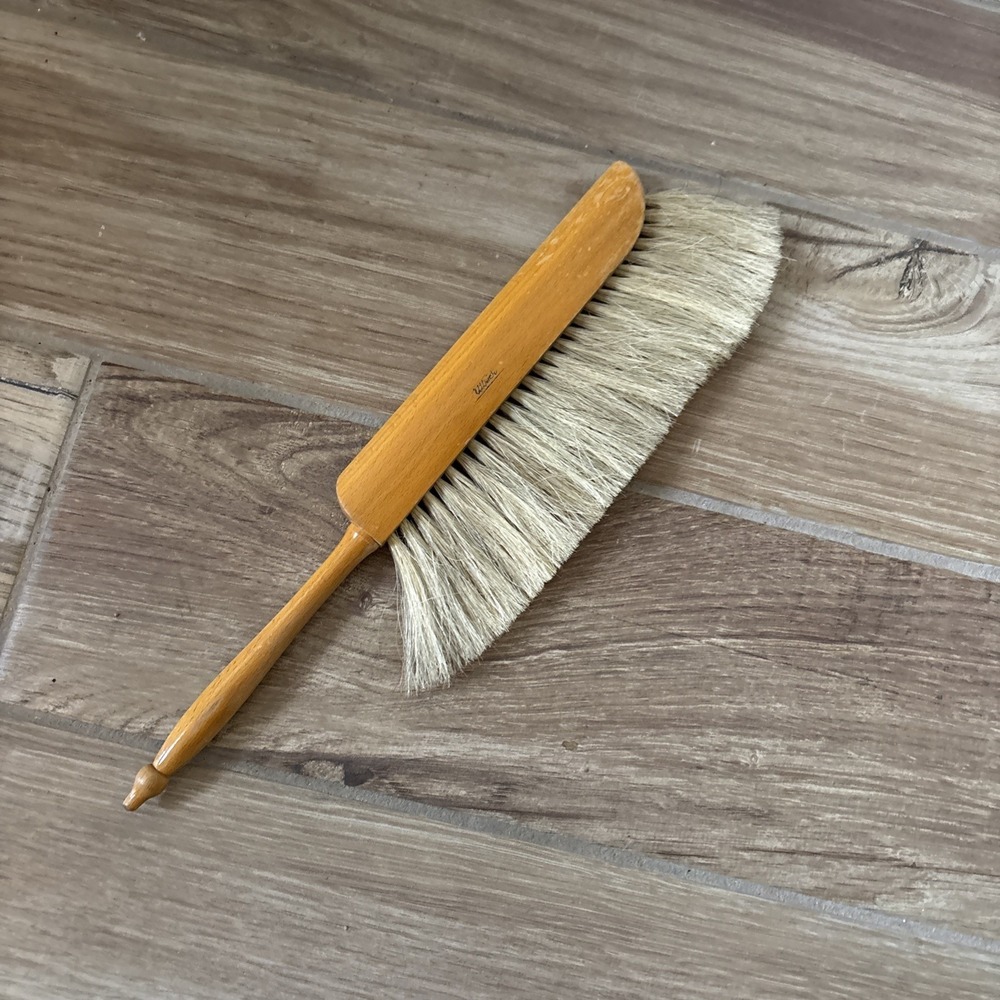Vintage Ullrich 3510 Drafting Draftsman Brush 100% Horse Hair, Wood Handle Usa